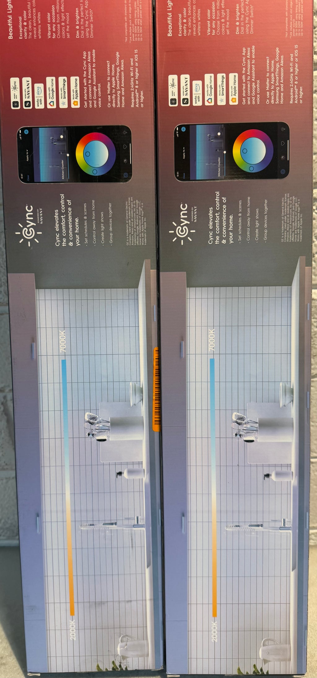 24 in. Smart Color Changing Plug-In Integrated LED Under Cabinet Light