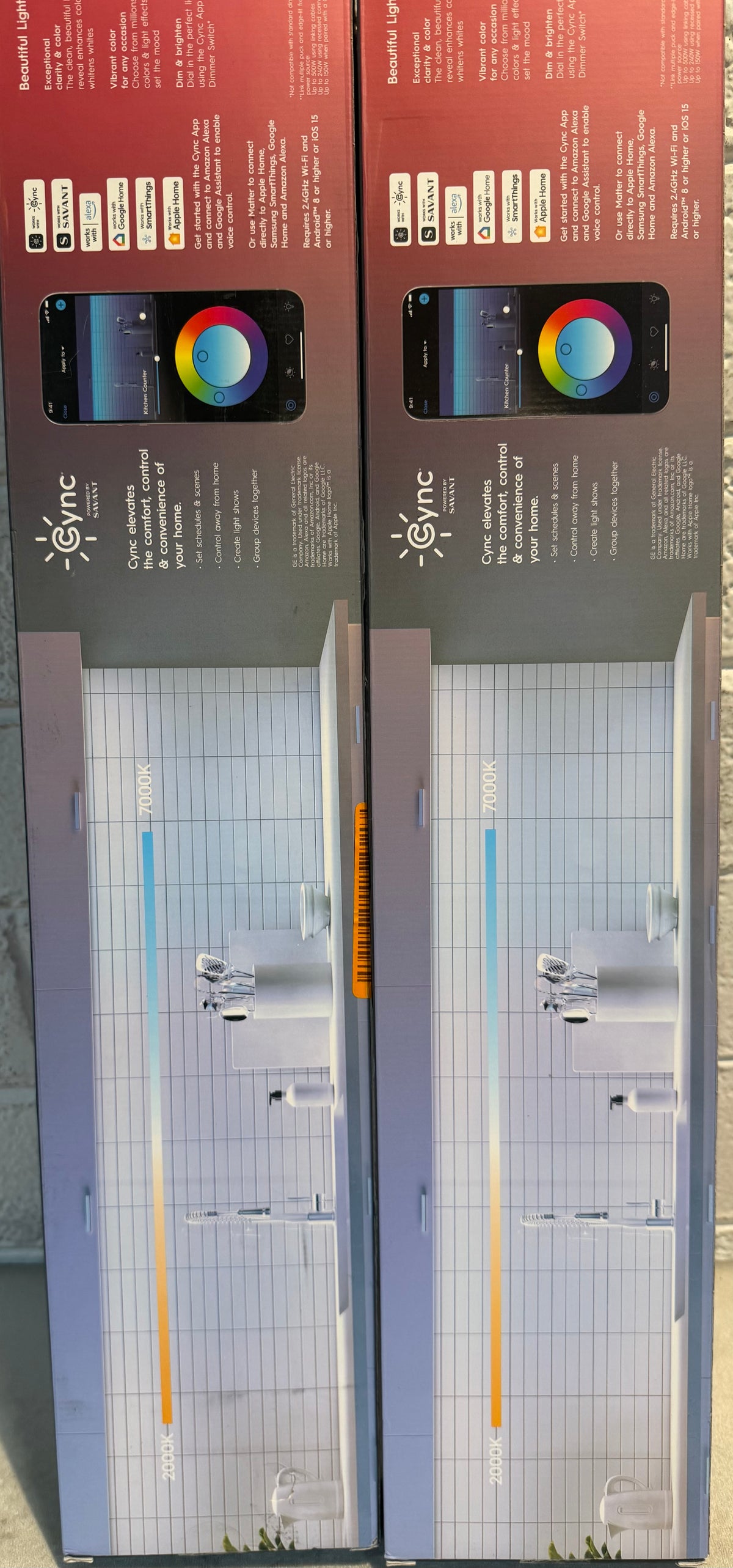 24 in. Smart Color Changing Plug-In Integrated LED Under Cabinet Light