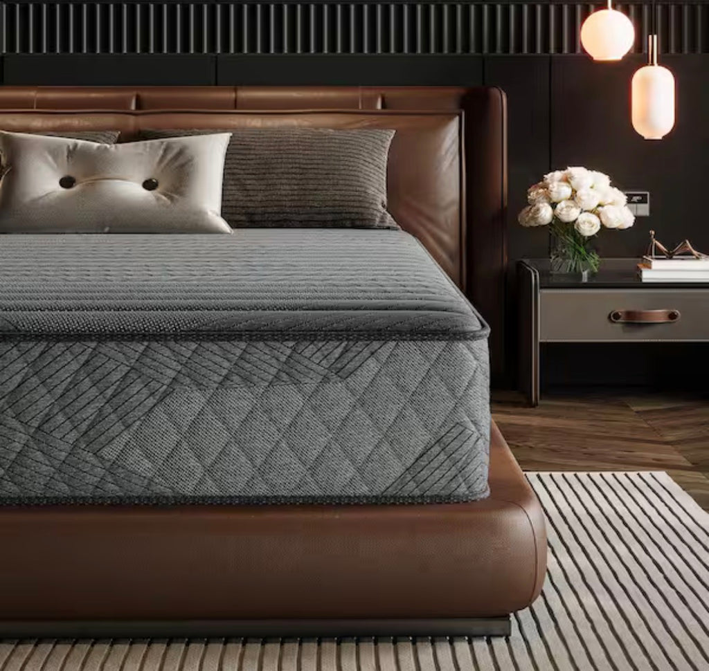 Twin XL Size Medium Firm 10 in. Cool Gel Memory Foam Hybrid Mattress