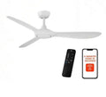 Tager 52 in. Smart Indoor/Outdoor Ceiling Fan