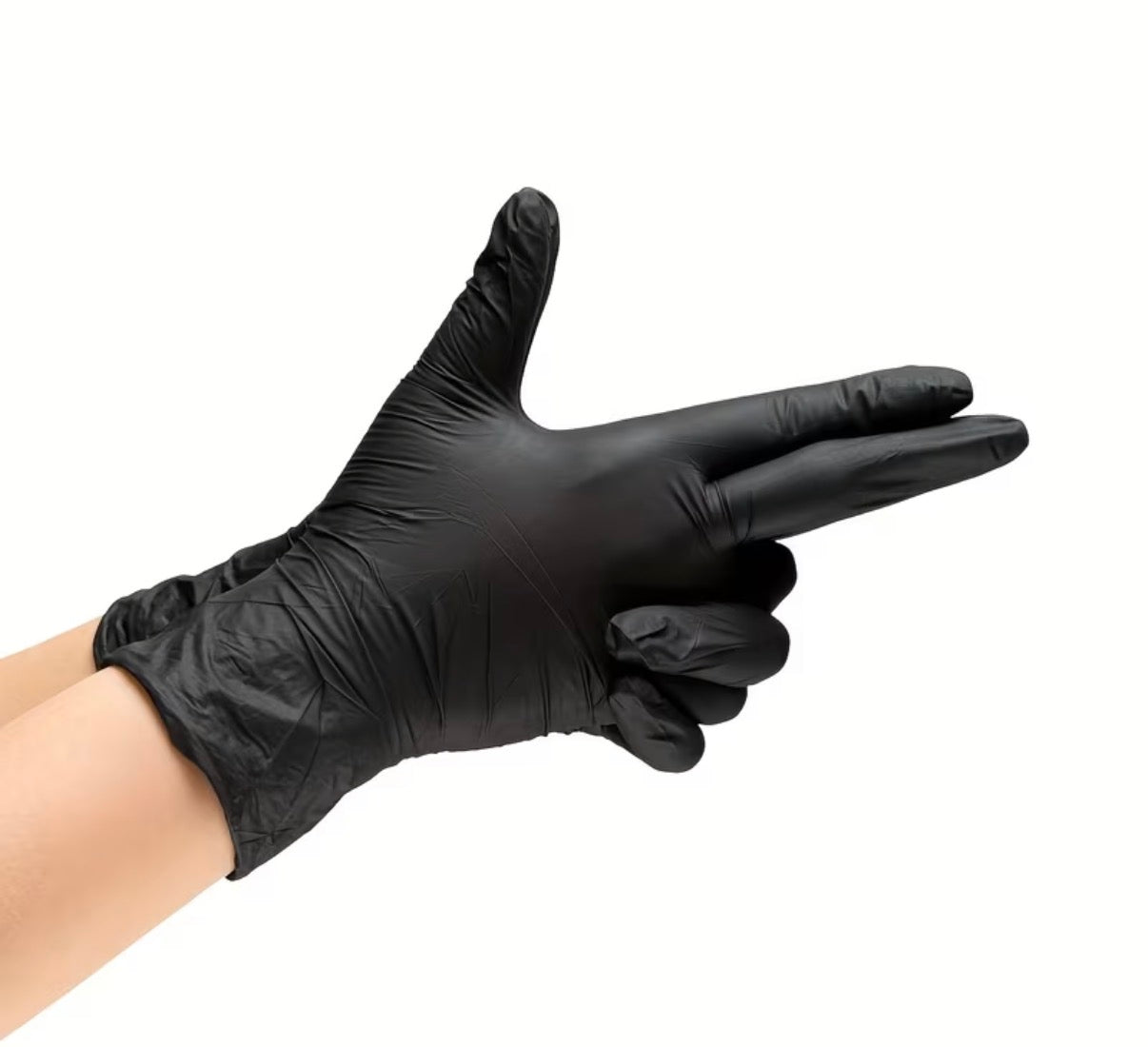 50 Count Premium Nitrile Heavy Duty Disposable Gloves
