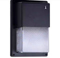 100-Watt Equivalent Integrated LED Black Mini Wall Pack Light