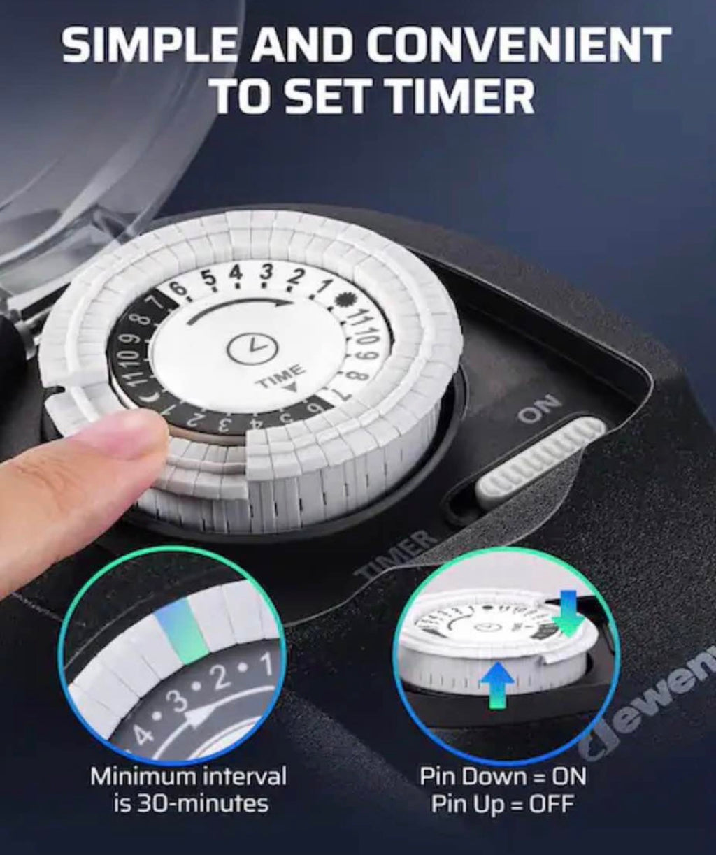 24-Hour Outdoor Mechanical Light Timer