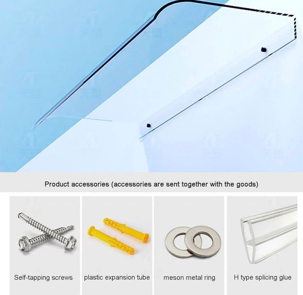 15.8 x 23.6 Inch Door Shelter Window Cover