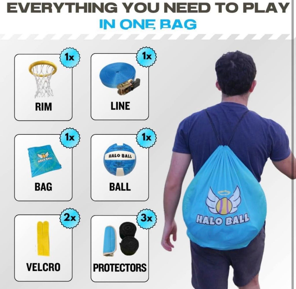 Portable Basketball Hoop with Adjustable Height