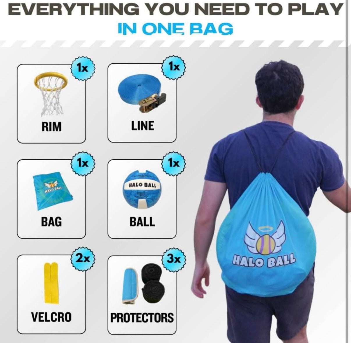 Portable Basketball Hoop with Adjustable Height