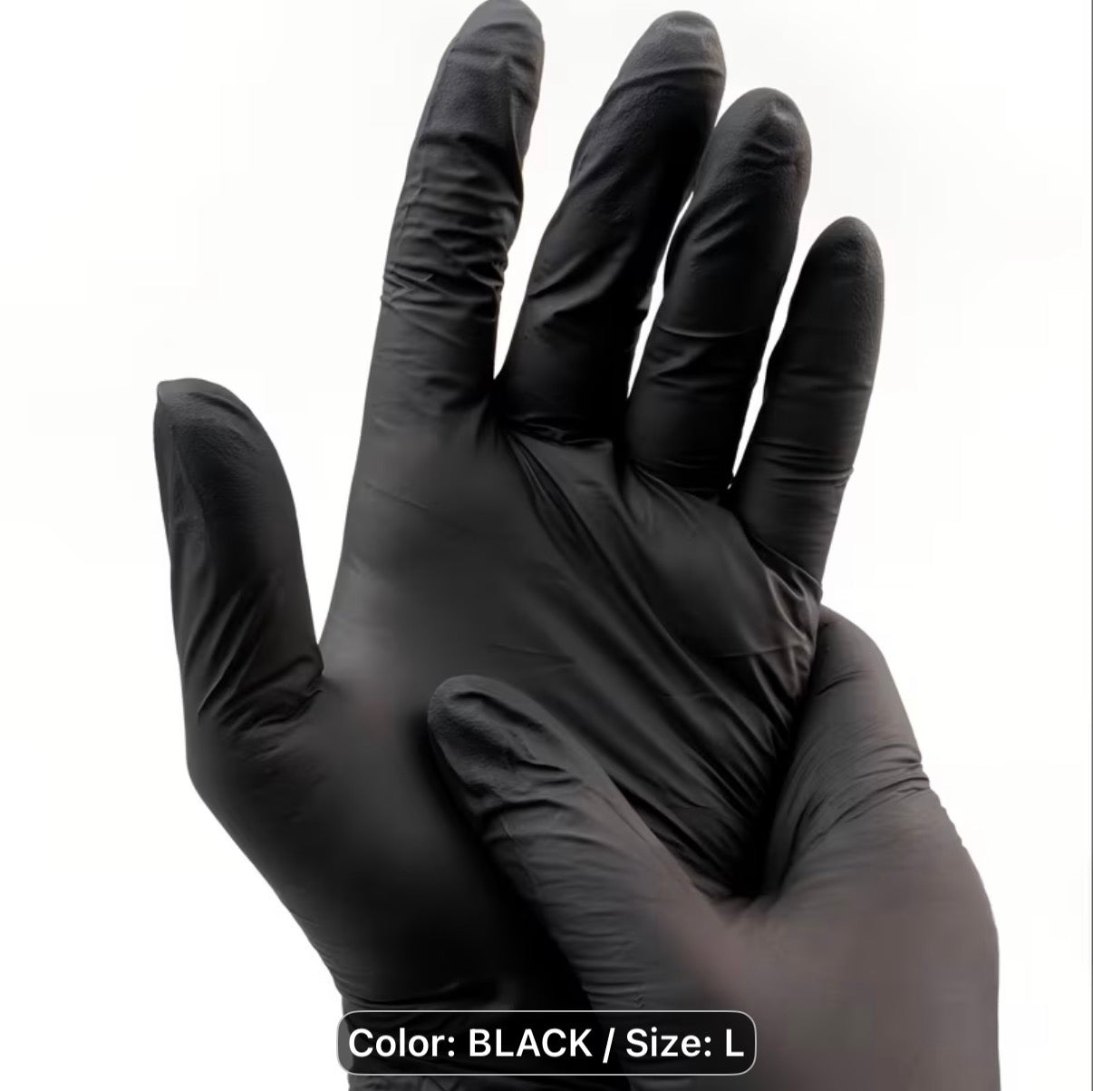 50 Count Premium Nitrile Heavy Duty Disposable Gloves