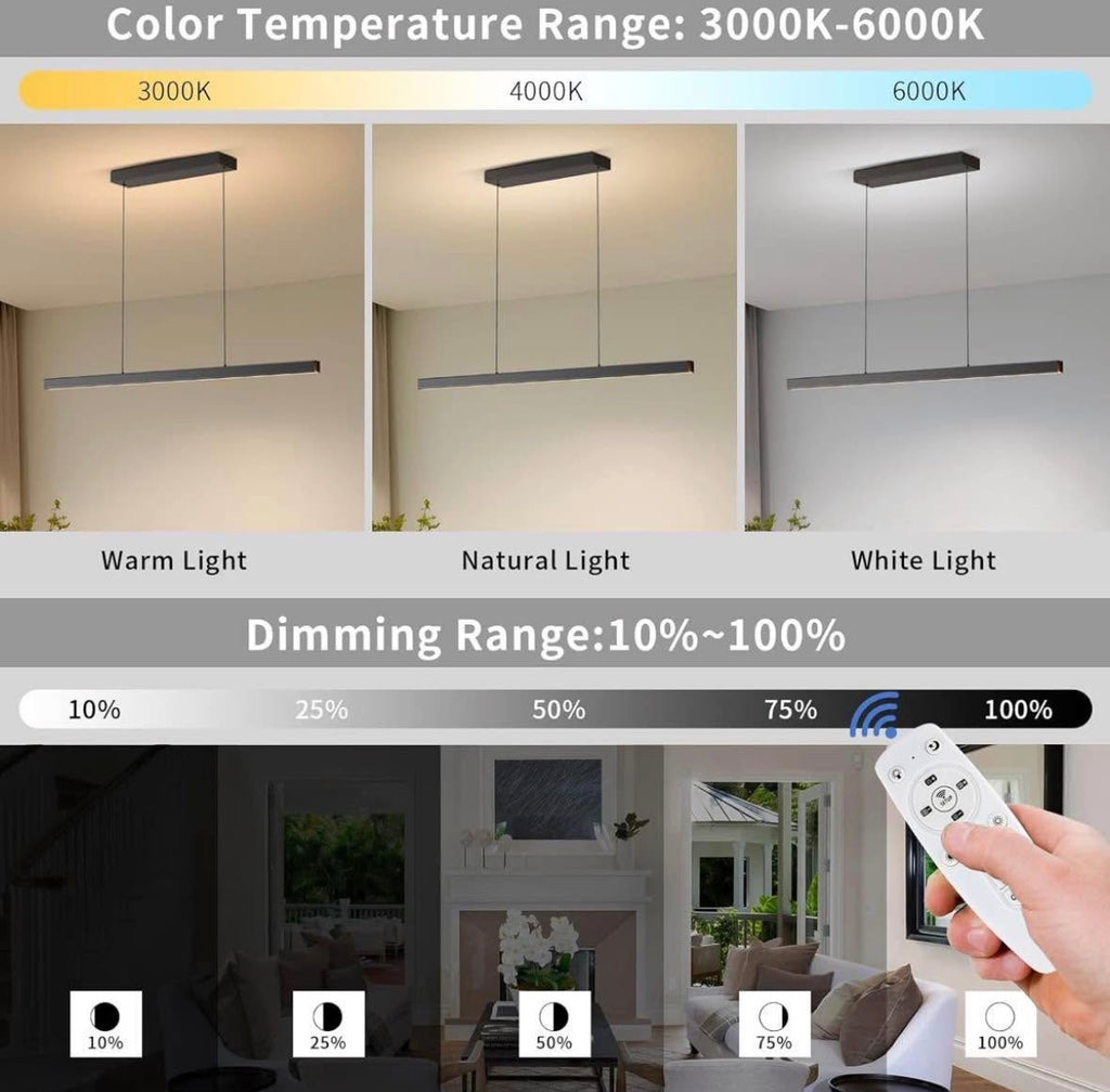 47in LED Linear Pendant Lights