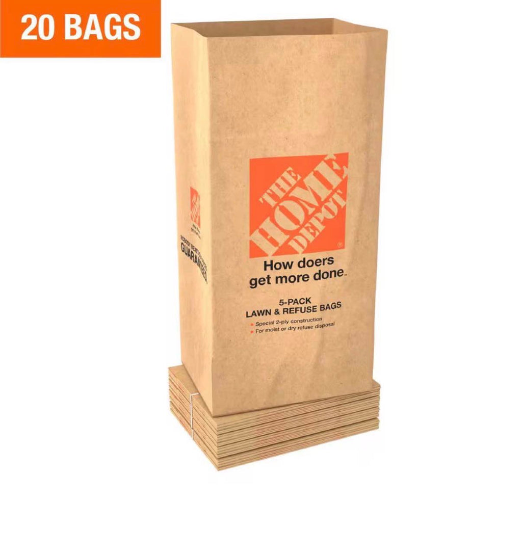 30 Gal. Paper Lawn and Leaf Bags (20 Count)