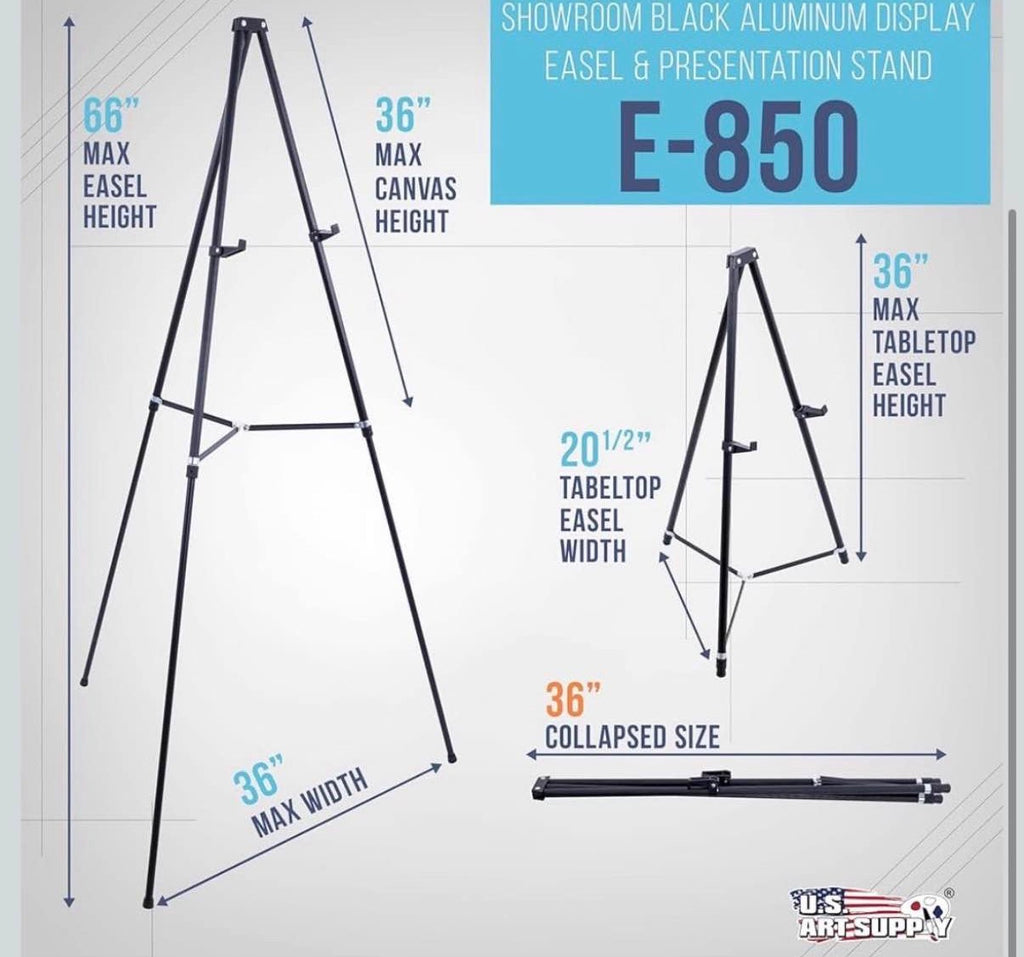 66" Portable Easel Stand Sign Display