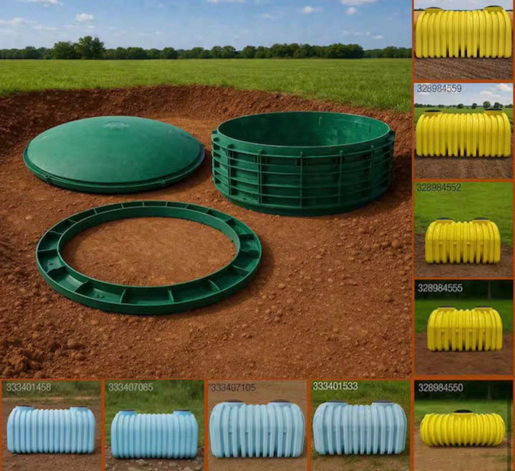 20 in. x 6 in. Tall Septic Tank Riser Combo