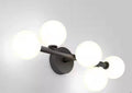 27 in. 5-Light Black LED Vanity Light Bar