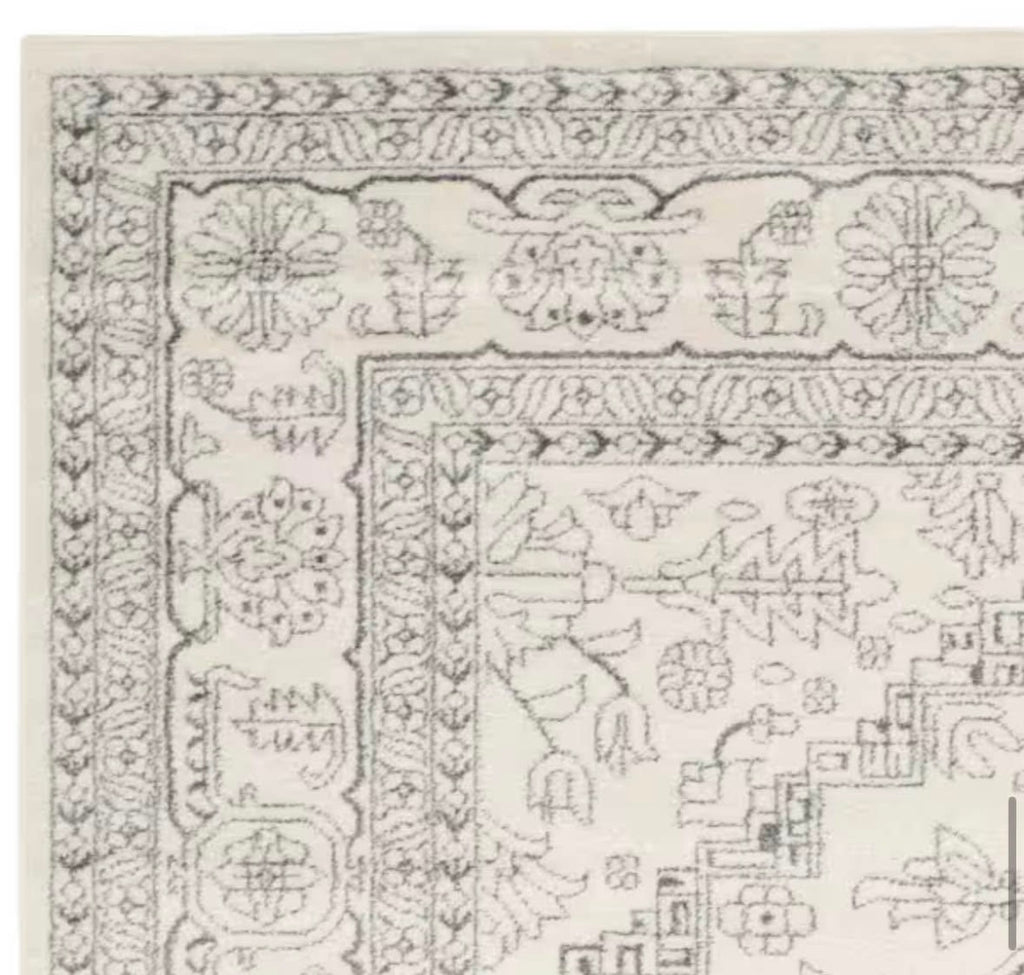 9' x 12' Area Rug Oriental Medallion Design