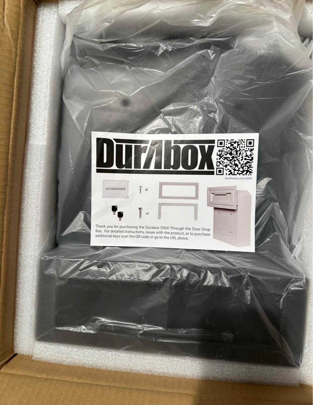DuraBox D500 Through-Door Locking Drop Box