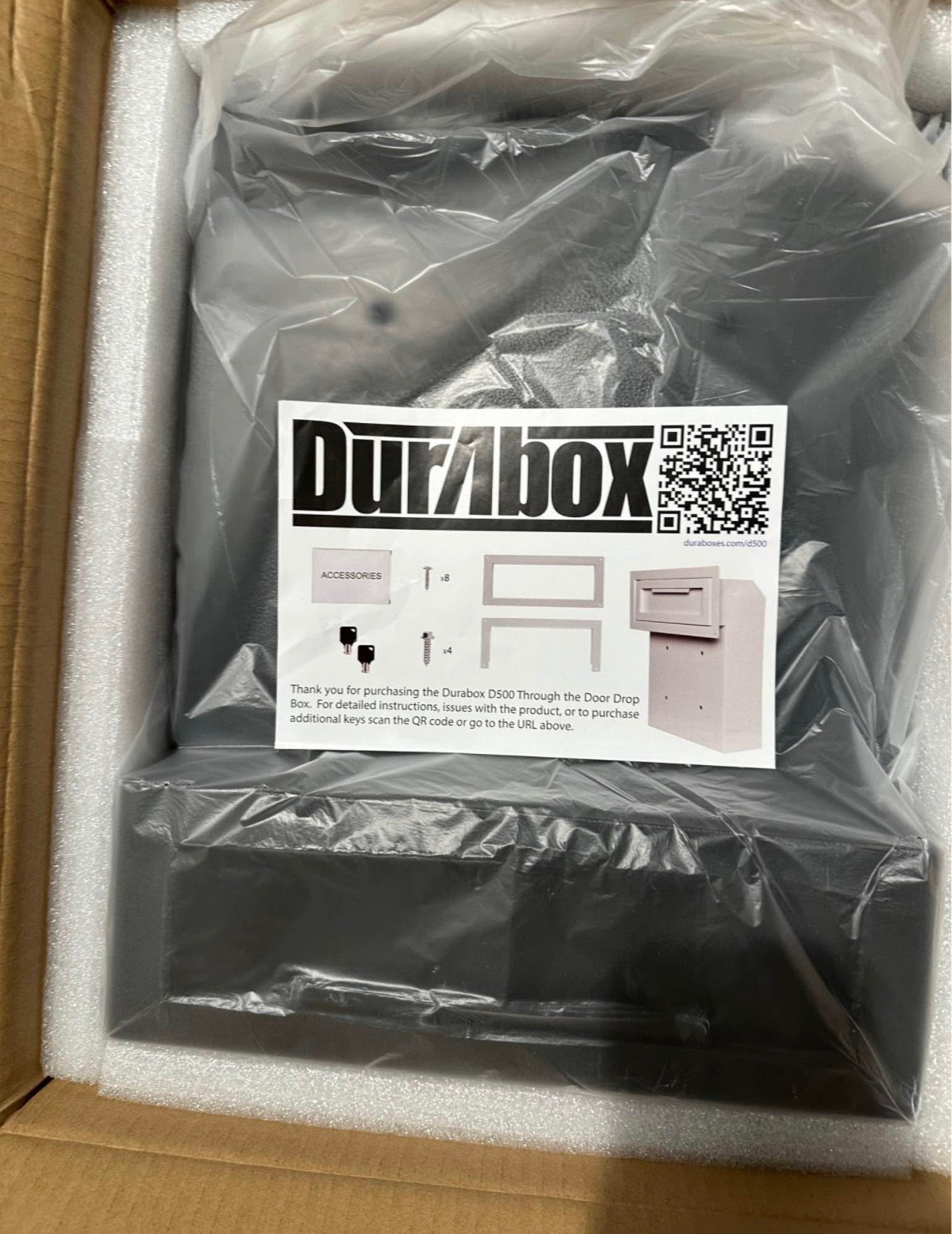 DuraBox D500 Through-Door Locking Drop Box