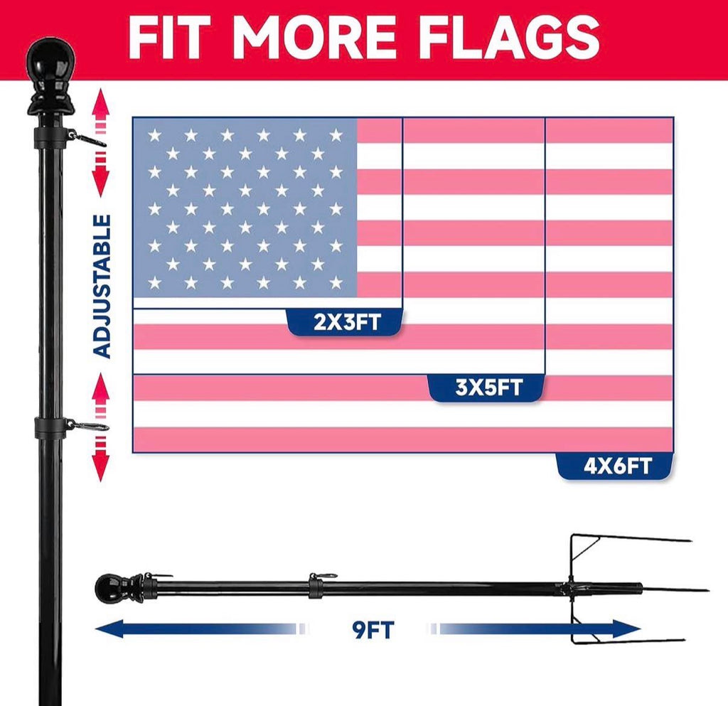 9FT  Flag Pole