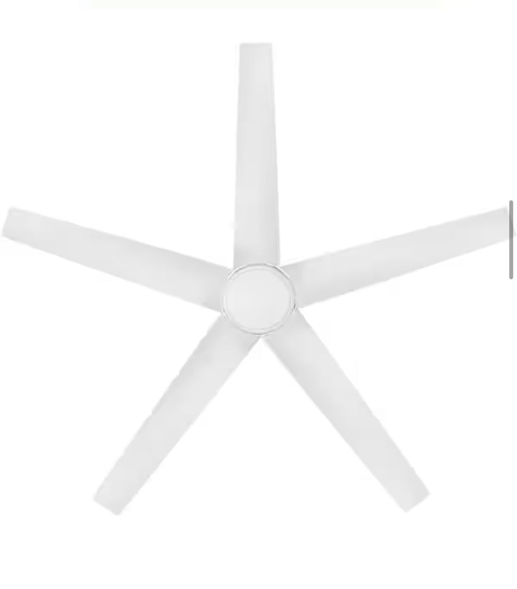Mena 54 in. White Indoor/Outdoor ceiling fan
