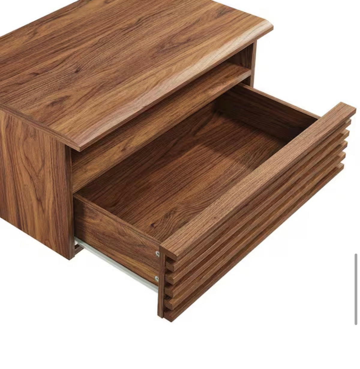 Wall-Mount Nightstand in Walnut