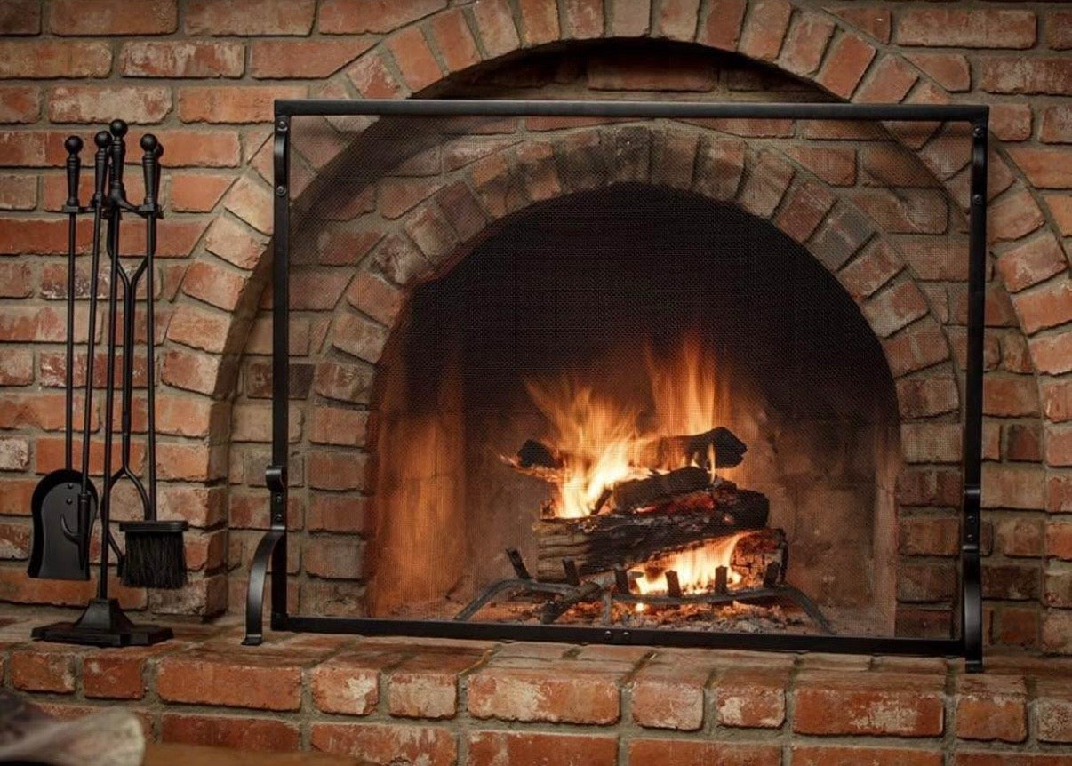 41" Wide x 31.5" Tall Fireplace Screen