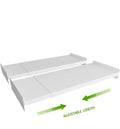 Expandable Closet Shelf Organizer 2 pack