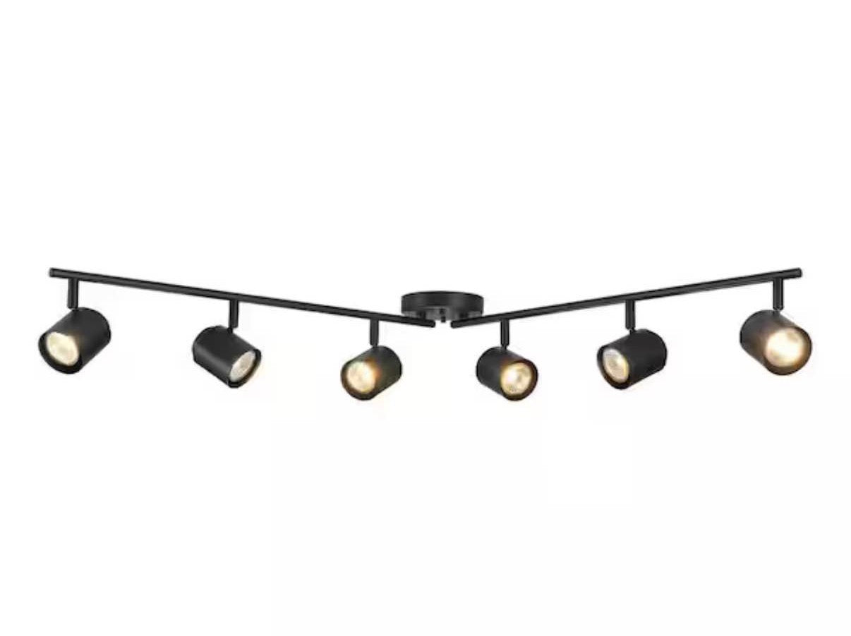 47 in. 6-Light  Foldable Track Lighting Kit