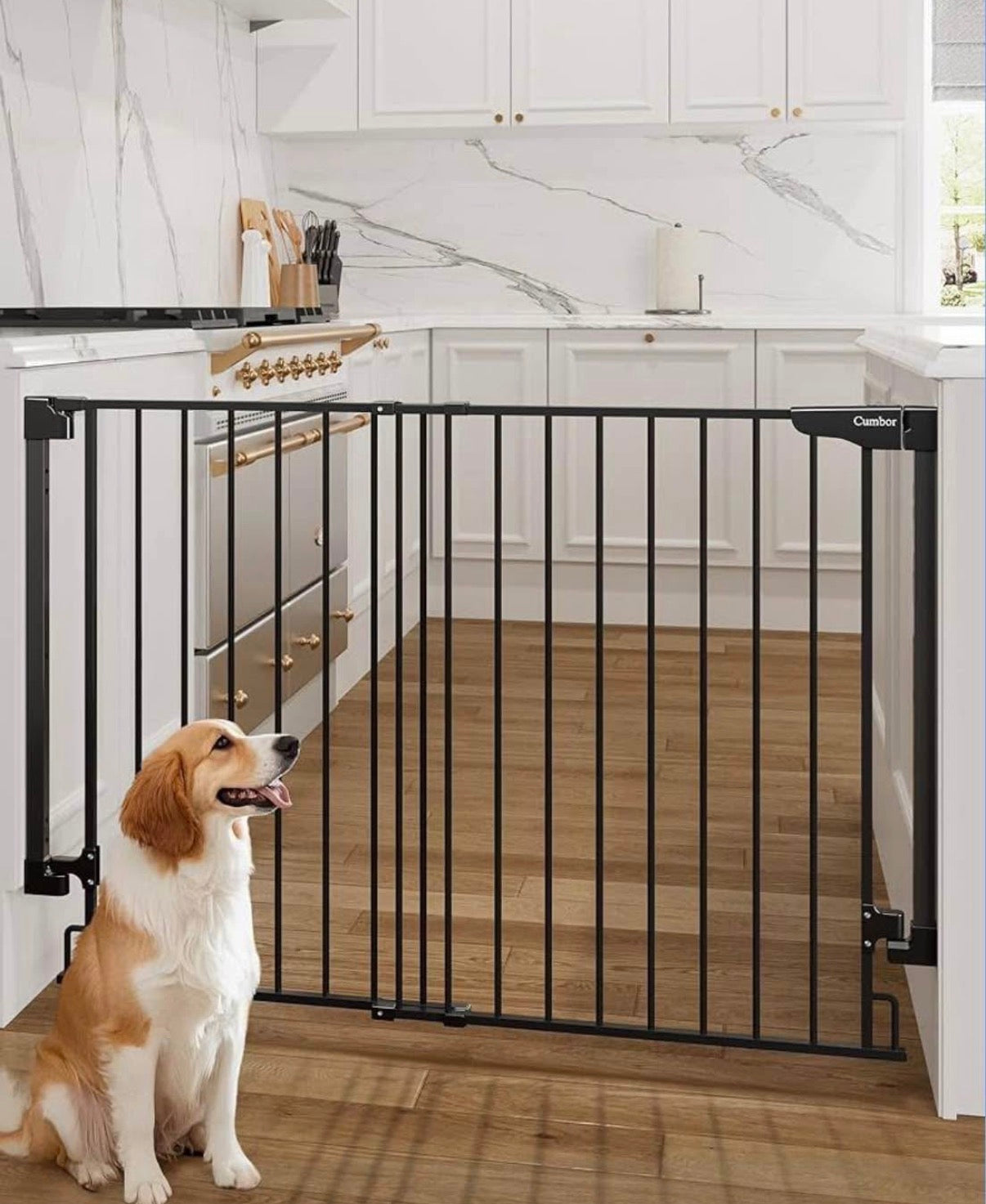 36" Extra Tall, 29.7-46" Wide Baby Gate for Stairs