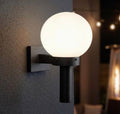 Shatter-Resistant Acrylic Shade Modern Outdoor Wall Lantern Light