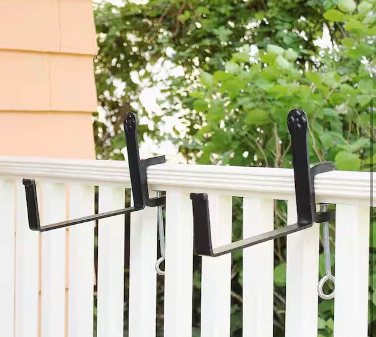 Clamp-On Flower Box Brackets, 10 in. Wide