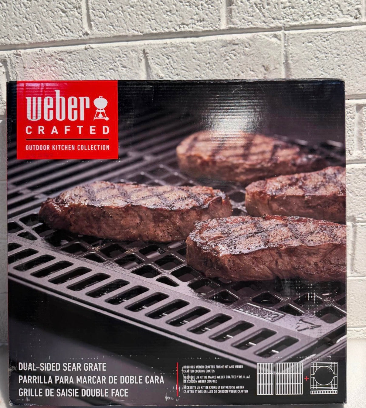 Weber Crafted Dual Sided Sear Grate