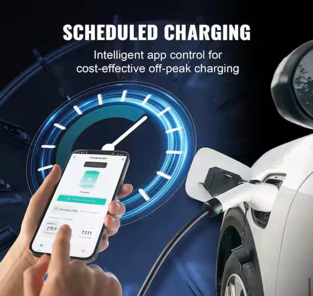 Level 1+2 EV Charger 16 Amp 120/240V Electric Vehicle Charger