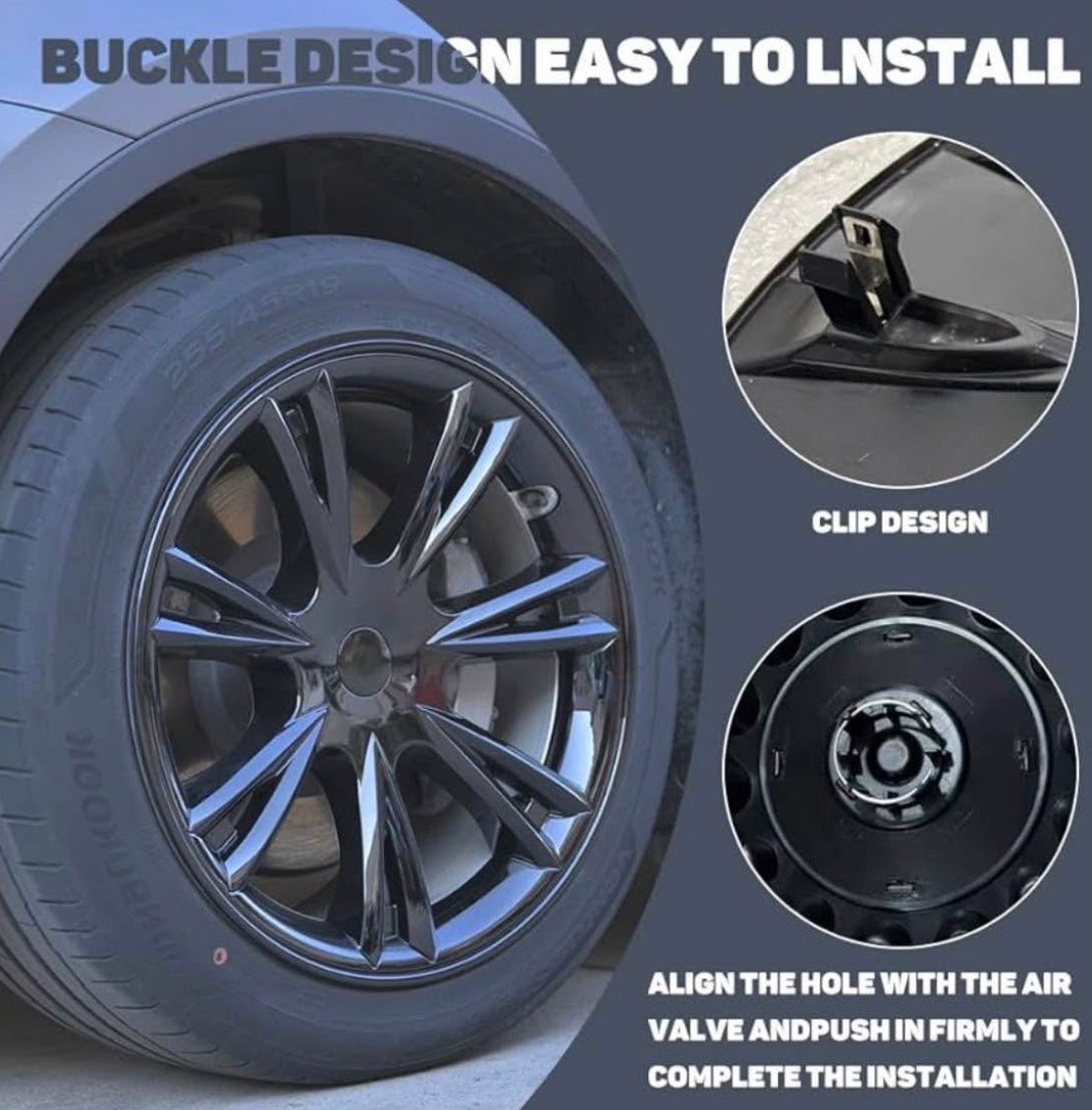 Wheel Cover 19 Inch for Tesla Model Y