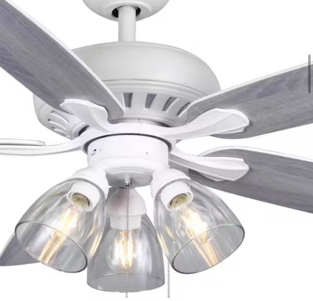 Rockport 52 in Indoor LED White Ceiling Fan