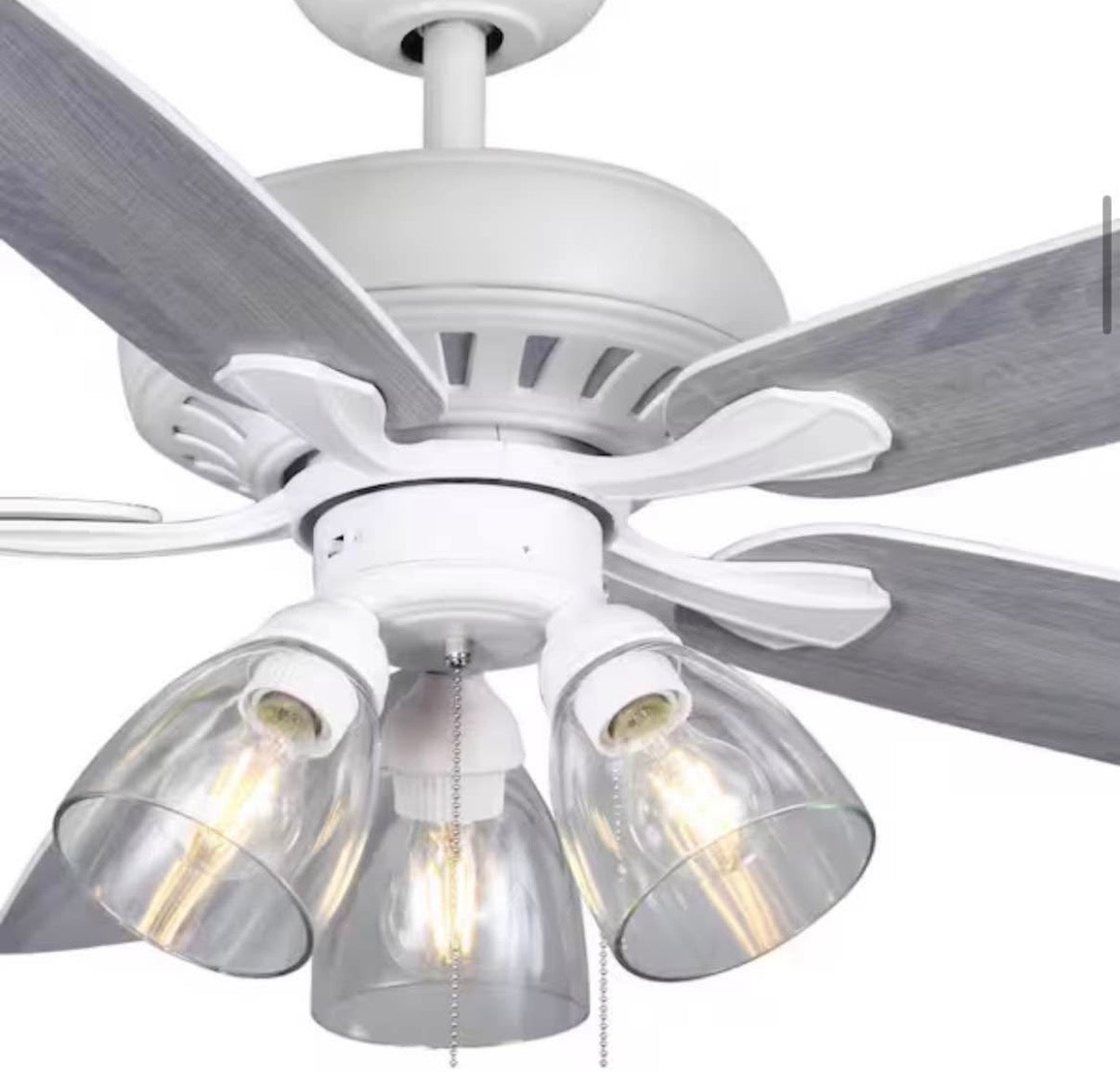 Rockport 52 in Indoor LED White Ceiling Fan