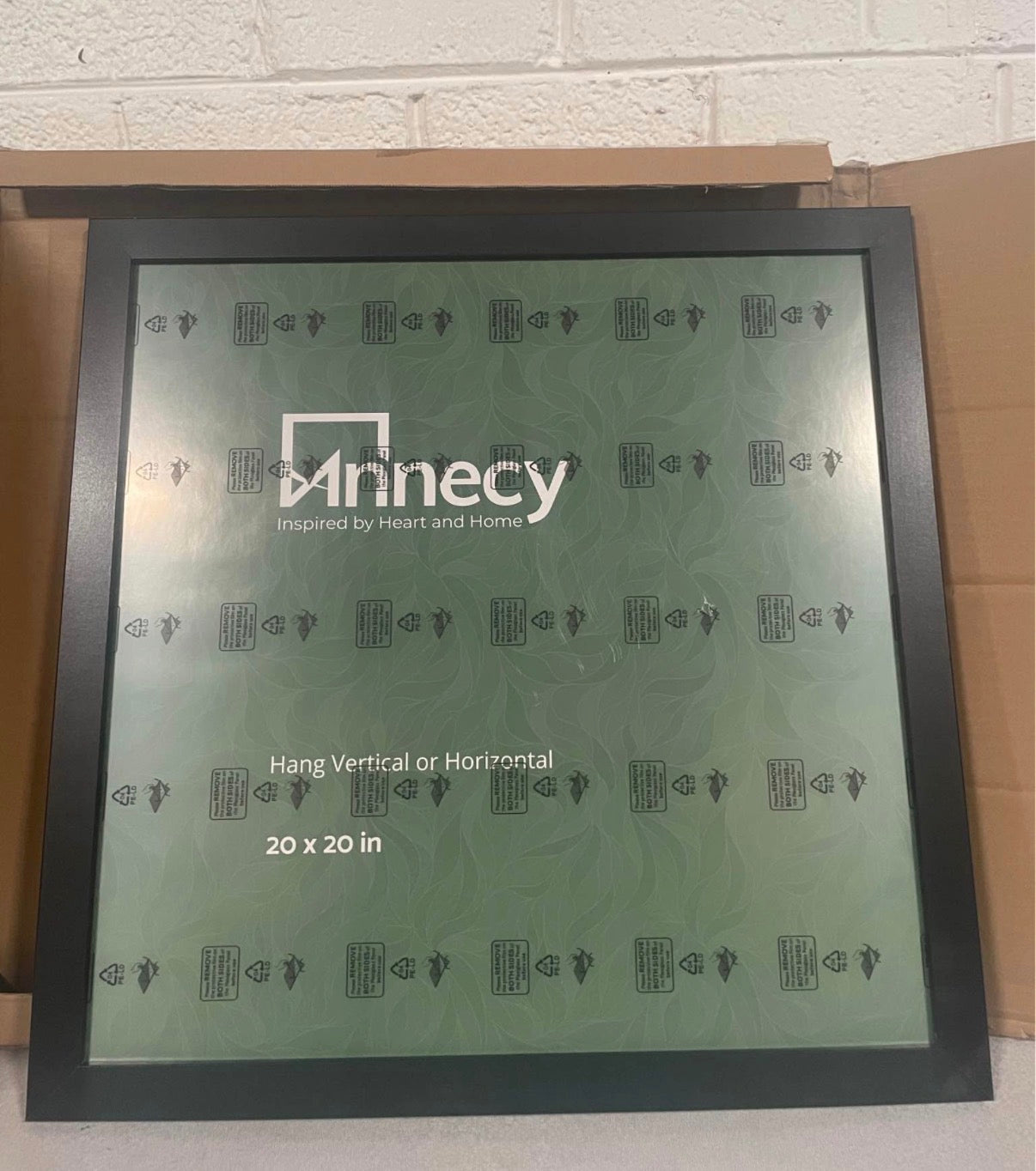 20x20 Picture Frame Black（1 Pack）