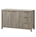 Fluted Sideboard Buffet with Adjustable Shelf