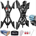 2 Sets RV Stabilizer Wheel Chock Scissor