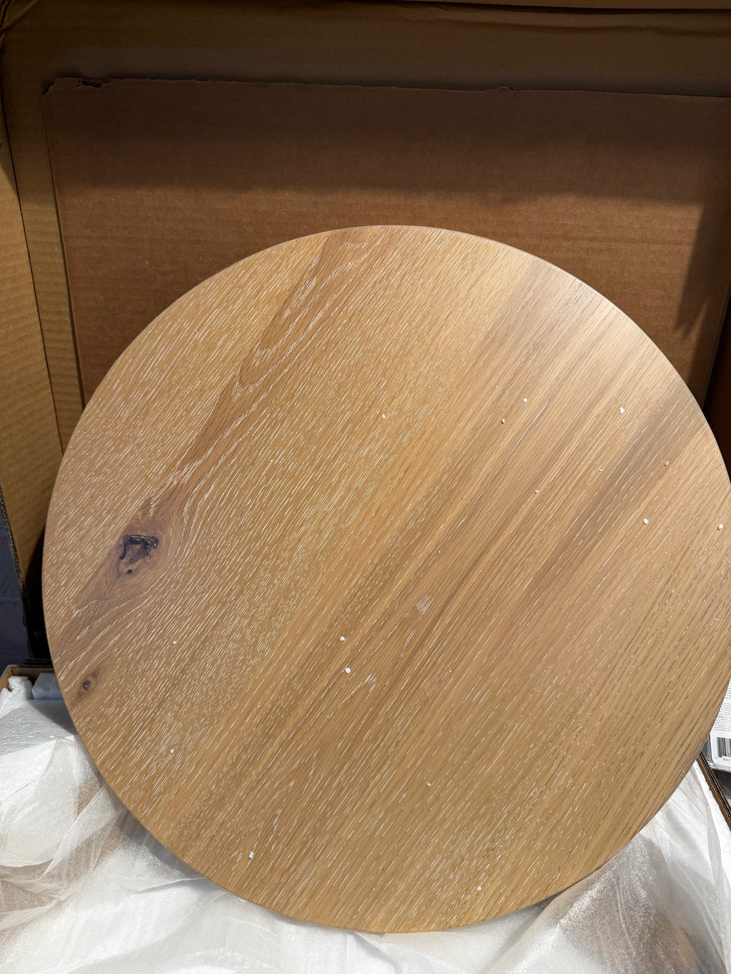 Round End Table Top 20 inches, ( table top only )